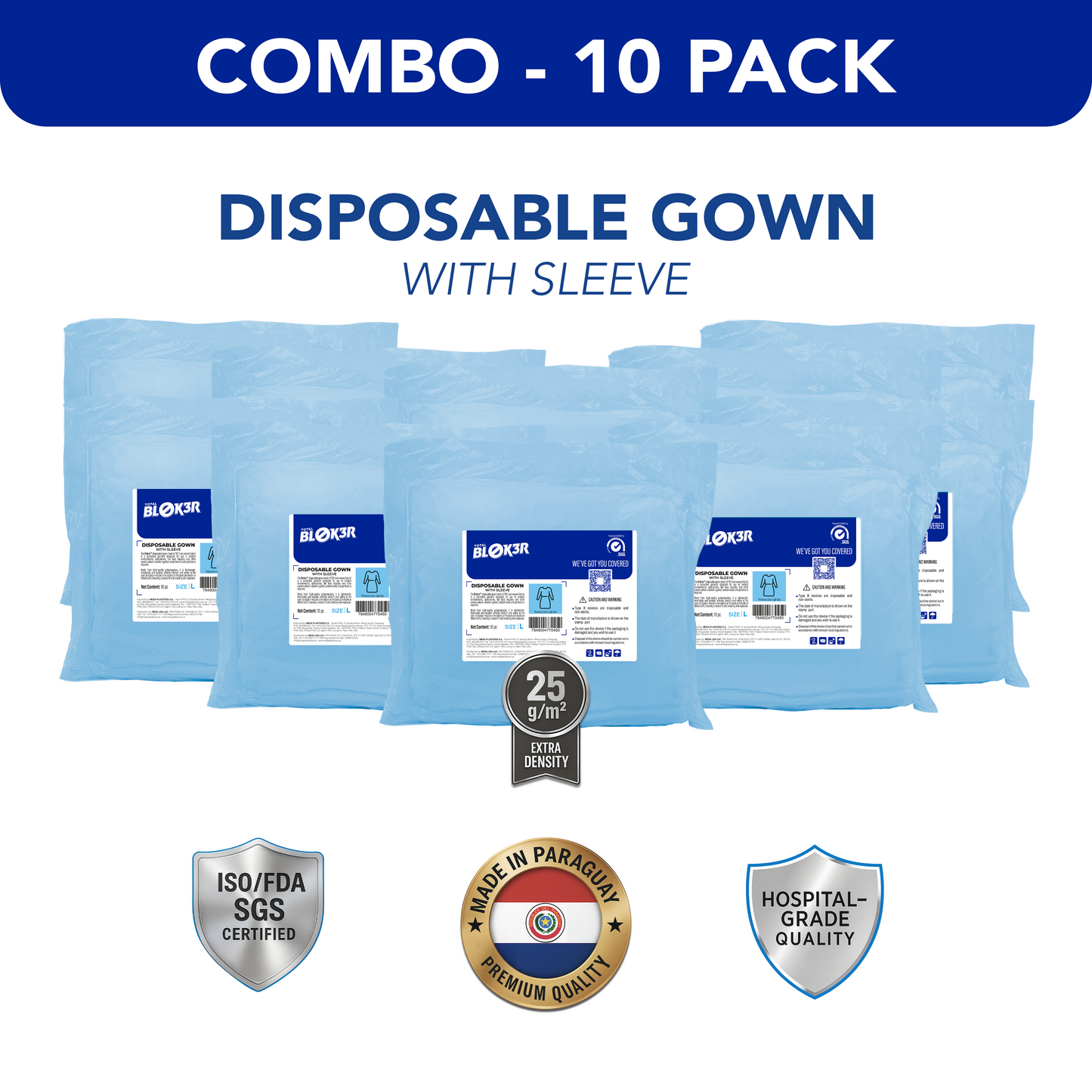 Disposable Gown - PACK10