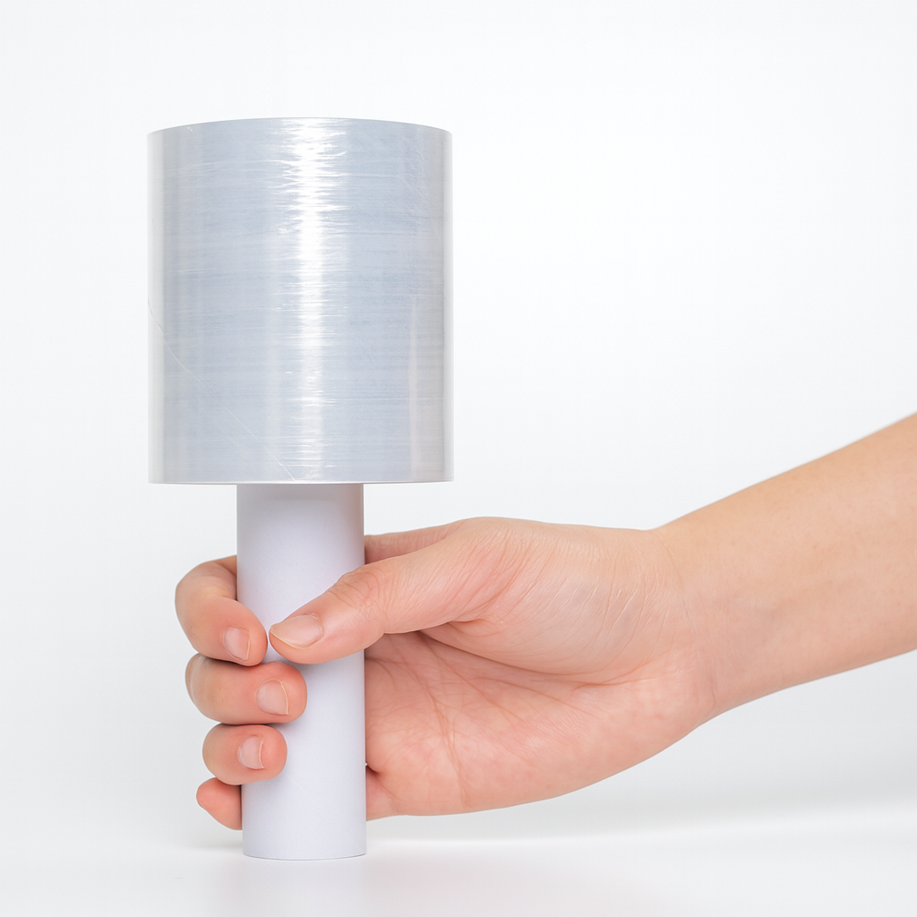 Mini Stretch Film with Handle – 4 in × 492 ft