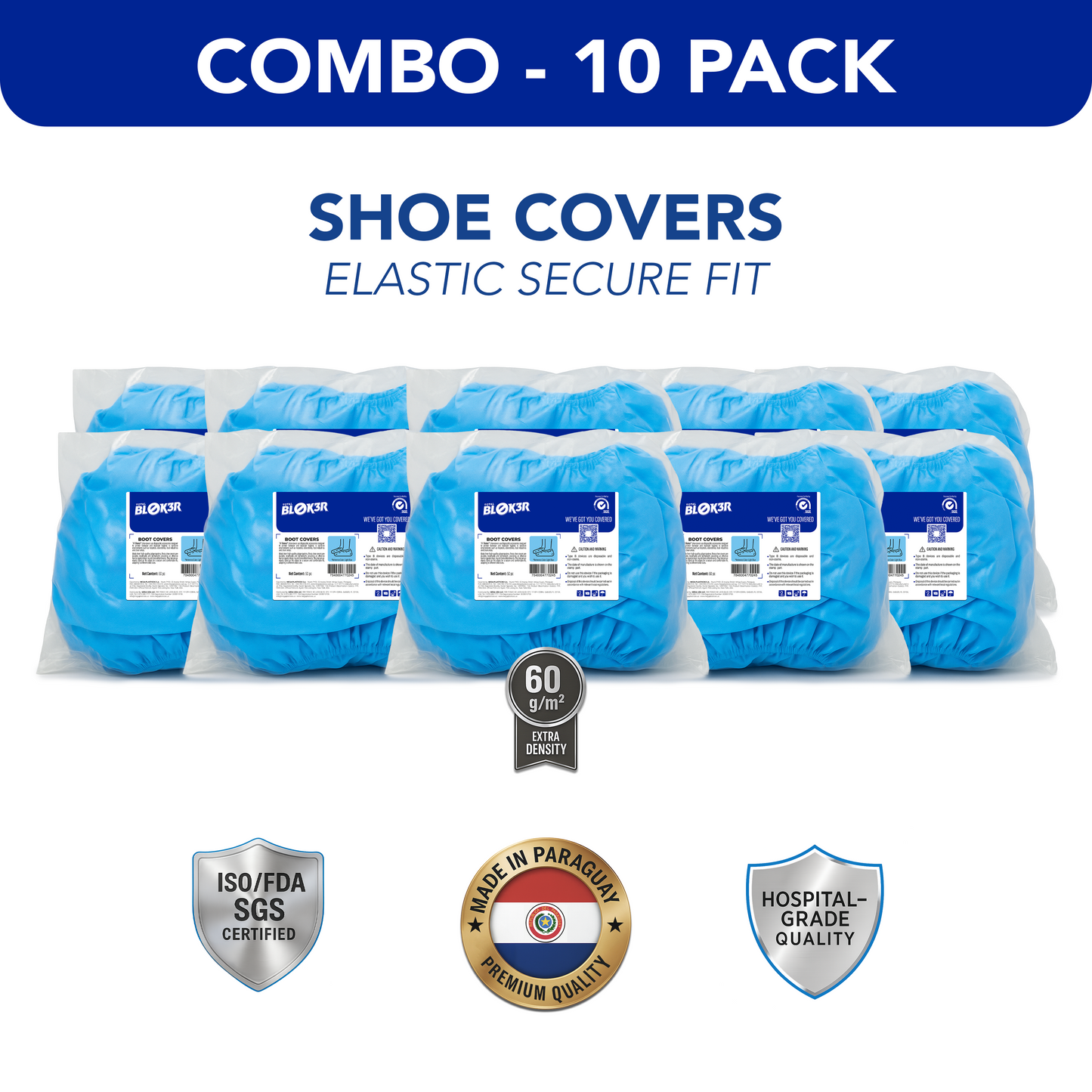 Shoe Covers - PACK 10