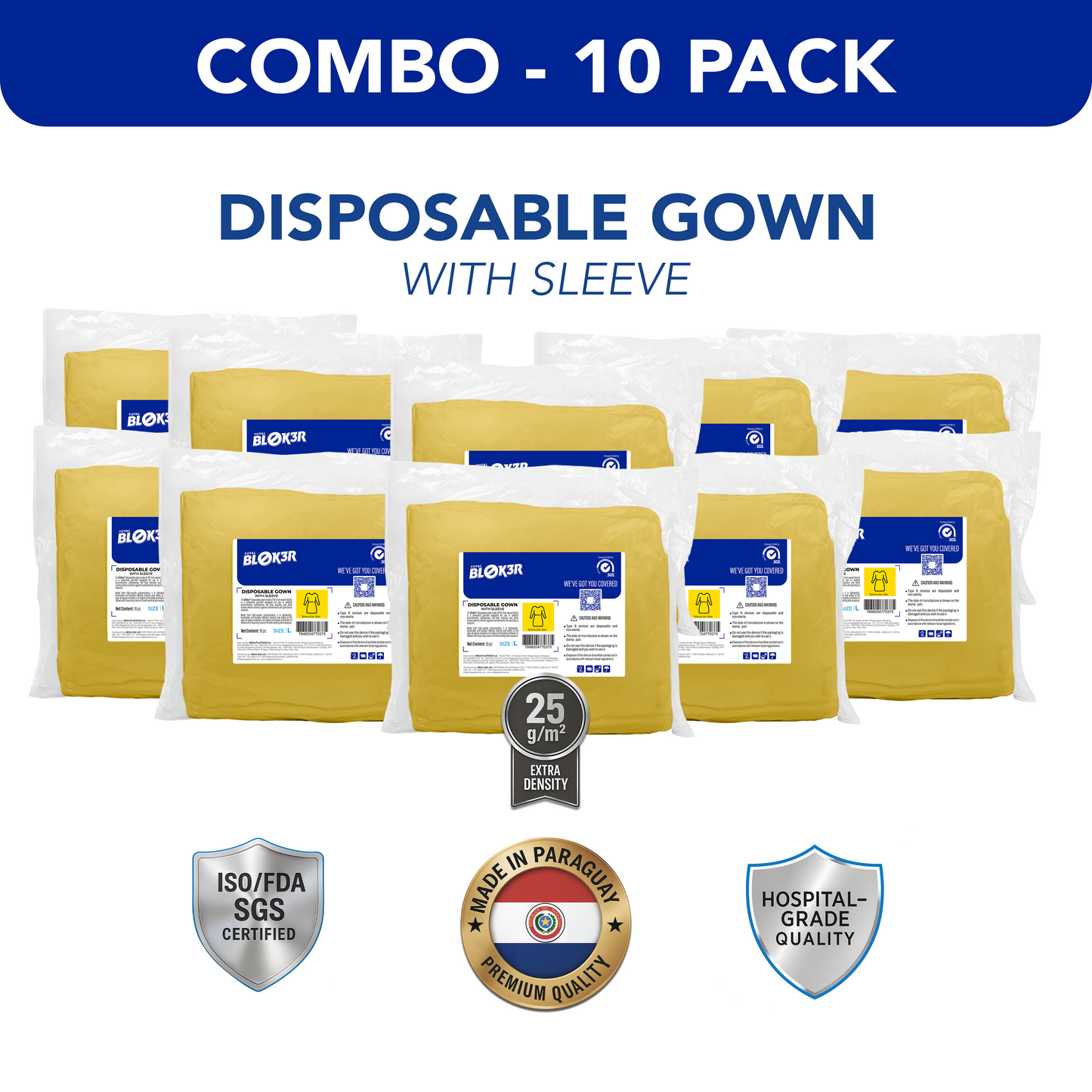 Disposable Gown - PACK10