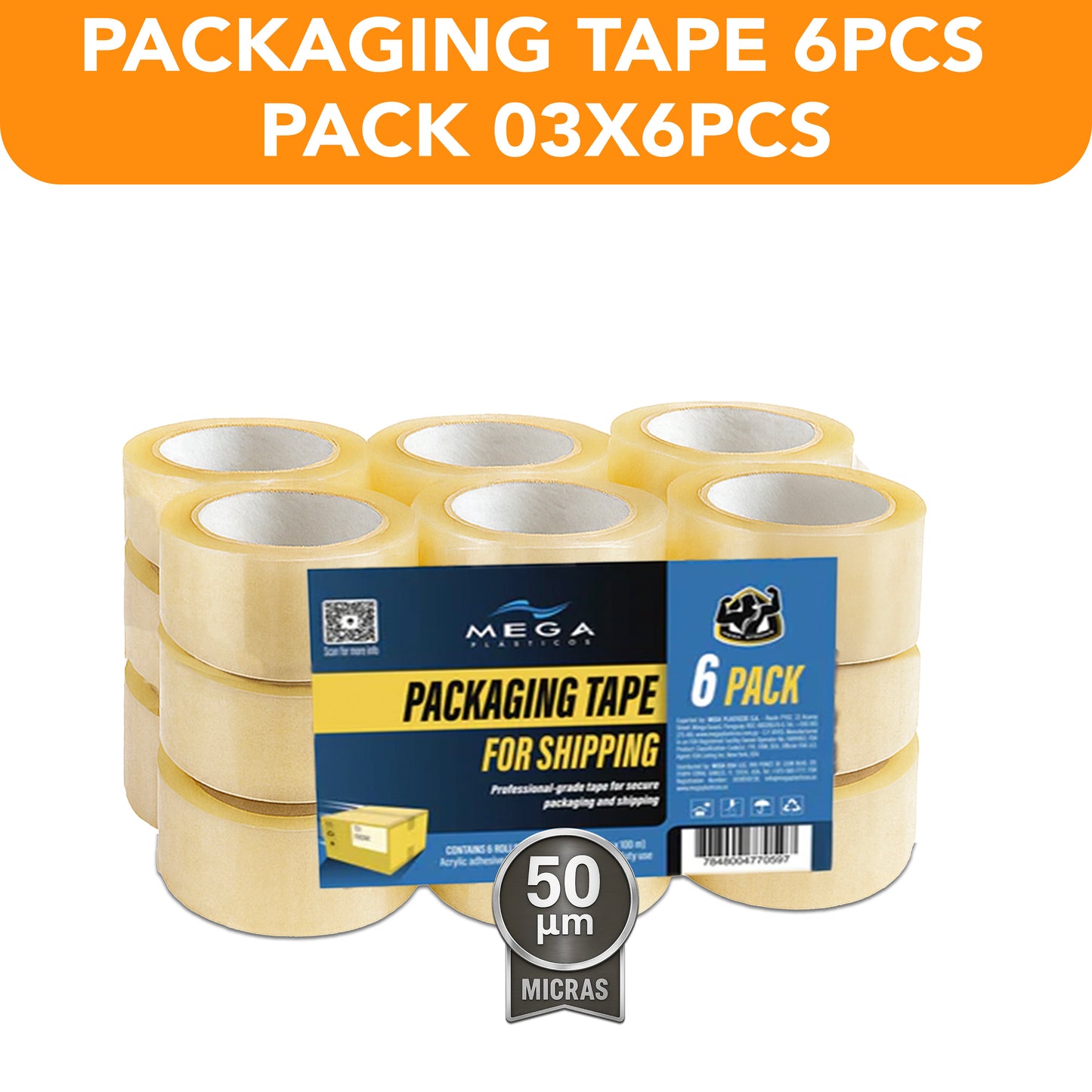 Clear Adhesive Tape - PACK03