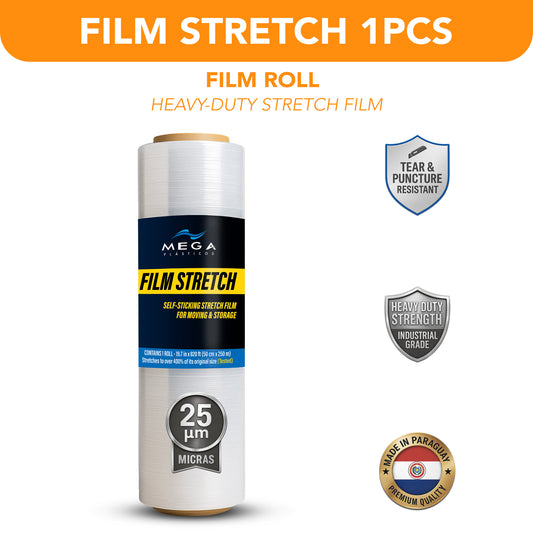 Film Stretch Heavy-Duty – 19.7 in × 820 ft Roll