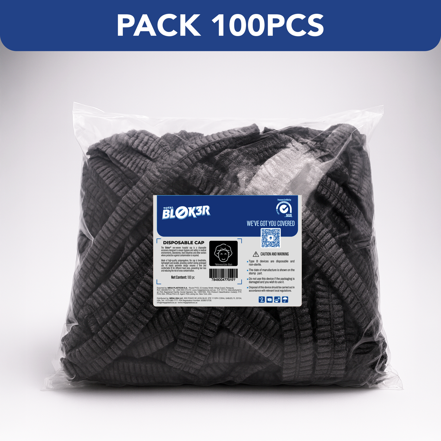 Disposable Bouffant Caps